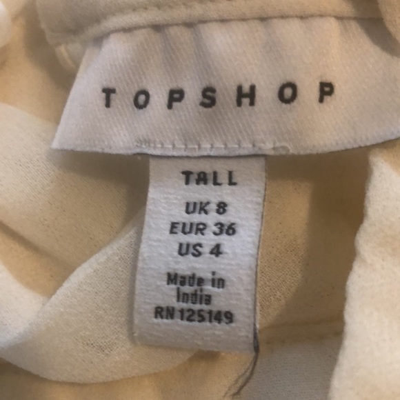 Top shop tall size US4 UK 8 blouse Sézane like - Picture 3 of 6